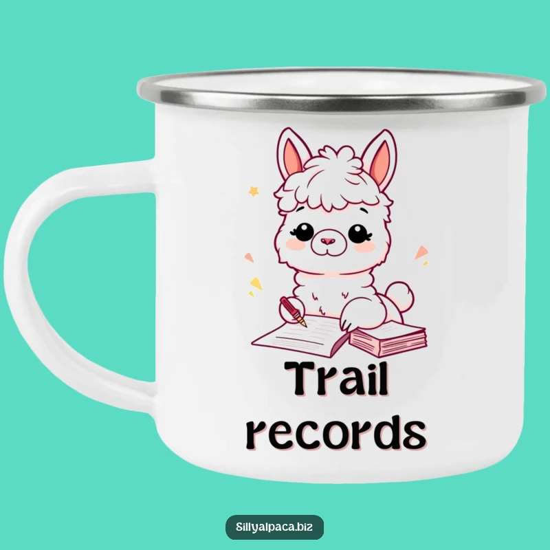 Funny Alpaca Filing Camping Mug: Stay Organized Hilariously