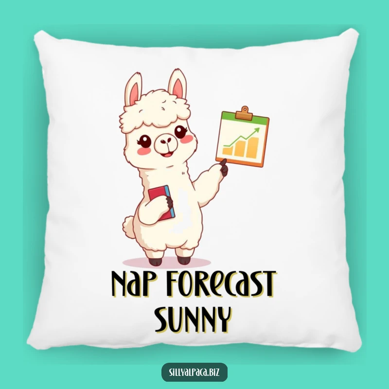 Funny Alpaca Presentation Pillow: Cozy Up with Insightful Comfort
