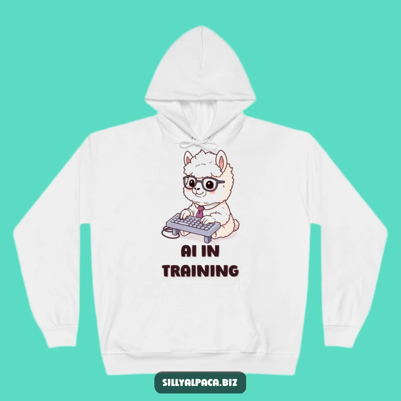 Funny Alpaca Productivity Hoodie: Cozy Up with Professional Humor