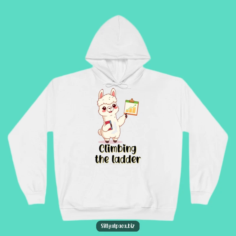Funny Alpaca Presentation Hoodie: Cozy Up with Insightful Humor