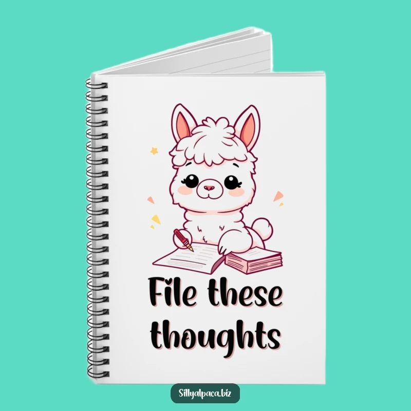 Funny Alpaca Filing Notebook: Organize Your Thoughts Perfectly