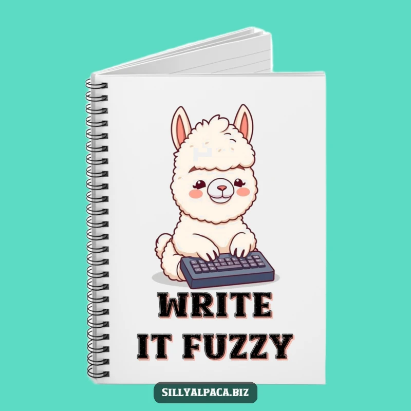 Funny Alpaca Typing Notebook: Jot Down Your Digital Ideas