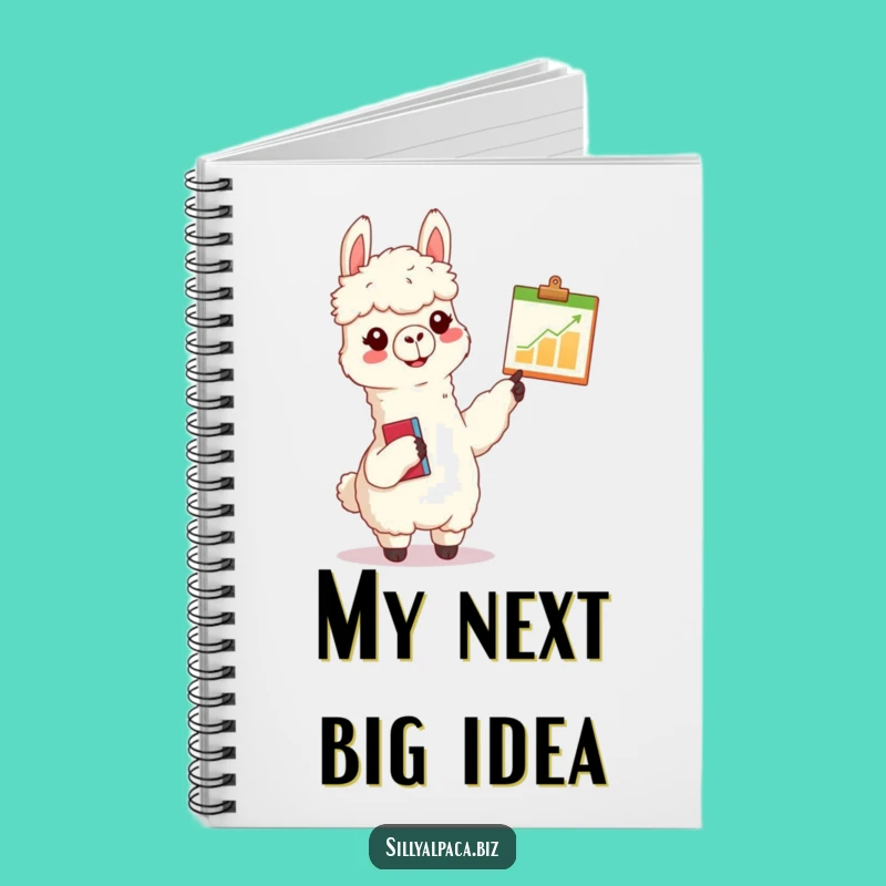 Funny Alpaca Chart Notebook: Organize Your Plans & Insights