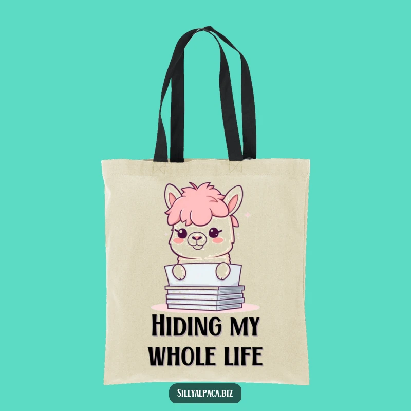 Funny Alpaca Paper Mischief Tote Bag: Carry Your Secrets (and Stuff!)